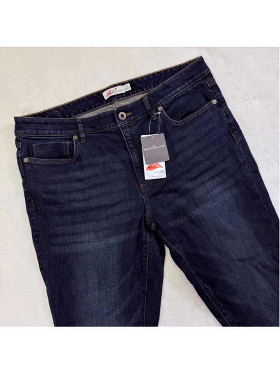 LL Bean Signature Denim - Women's LL Bean Signature Blue Skinny Jeans Size 14
